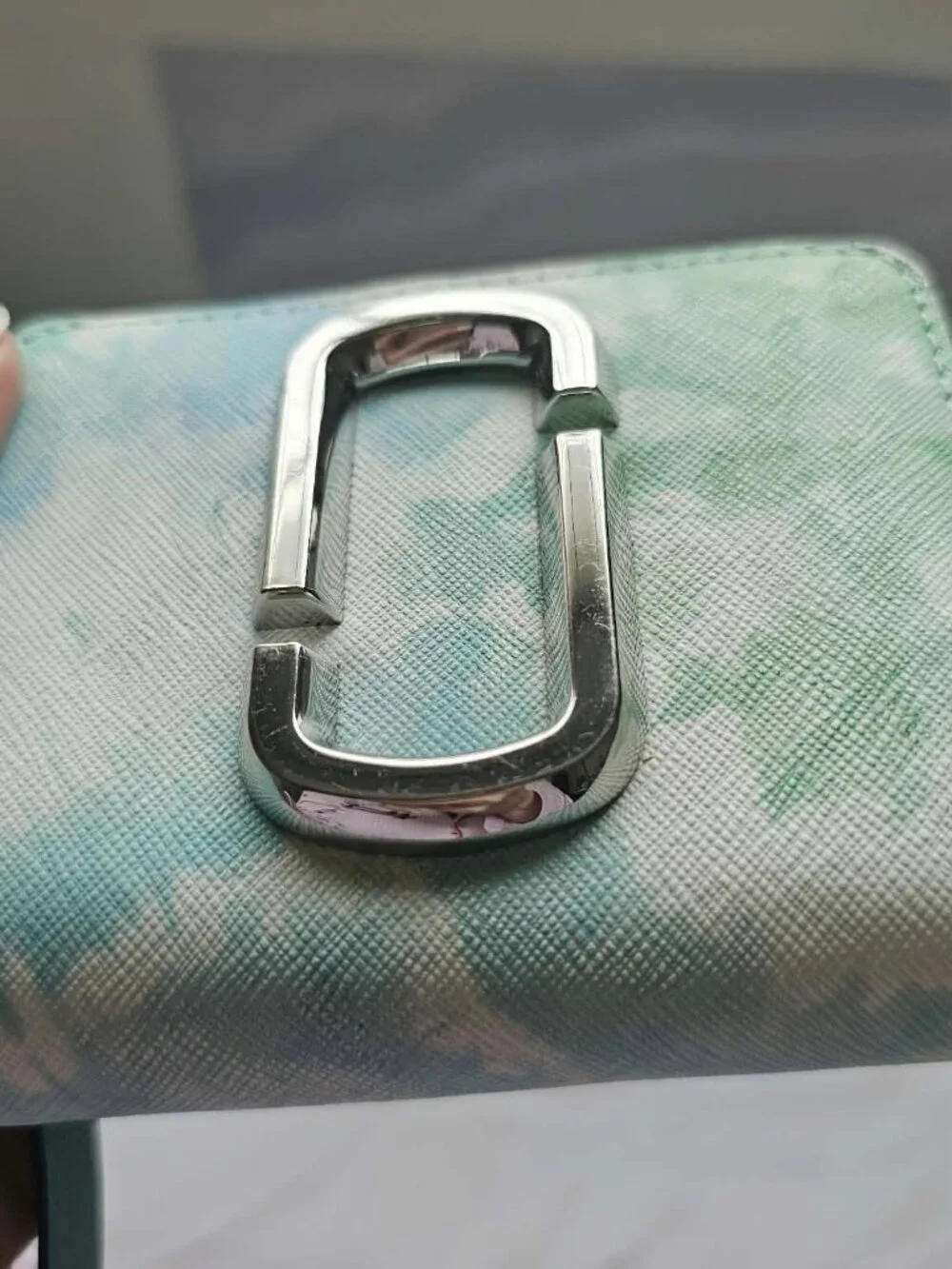 The Marc Jacobs Leather Tie Dye Snapshot Bifold  Compact Wallet
